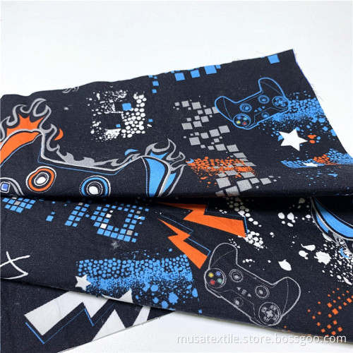 Multi -Color -benutzerdefiniertes Muster 100% Baumwollpopliner Stoff